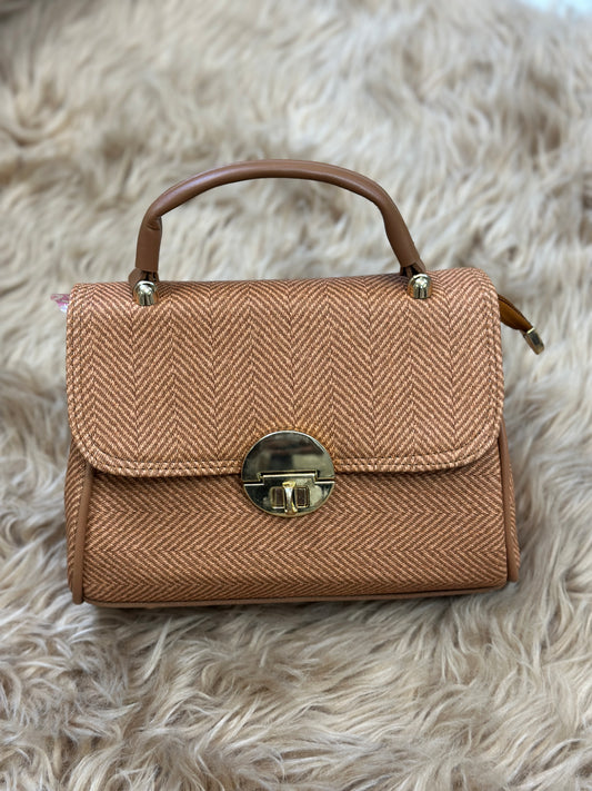 Mustard-Brown Pedro Hand-Bag